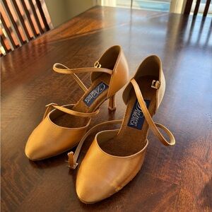 Women's Tan Ballroom Shoes